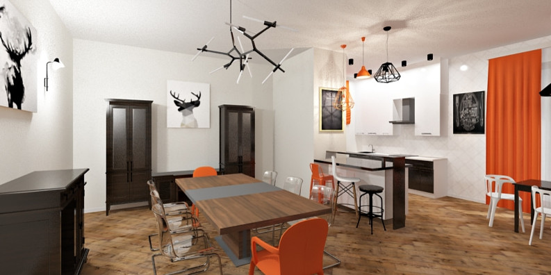 Гостинная в коттедже, Владимир