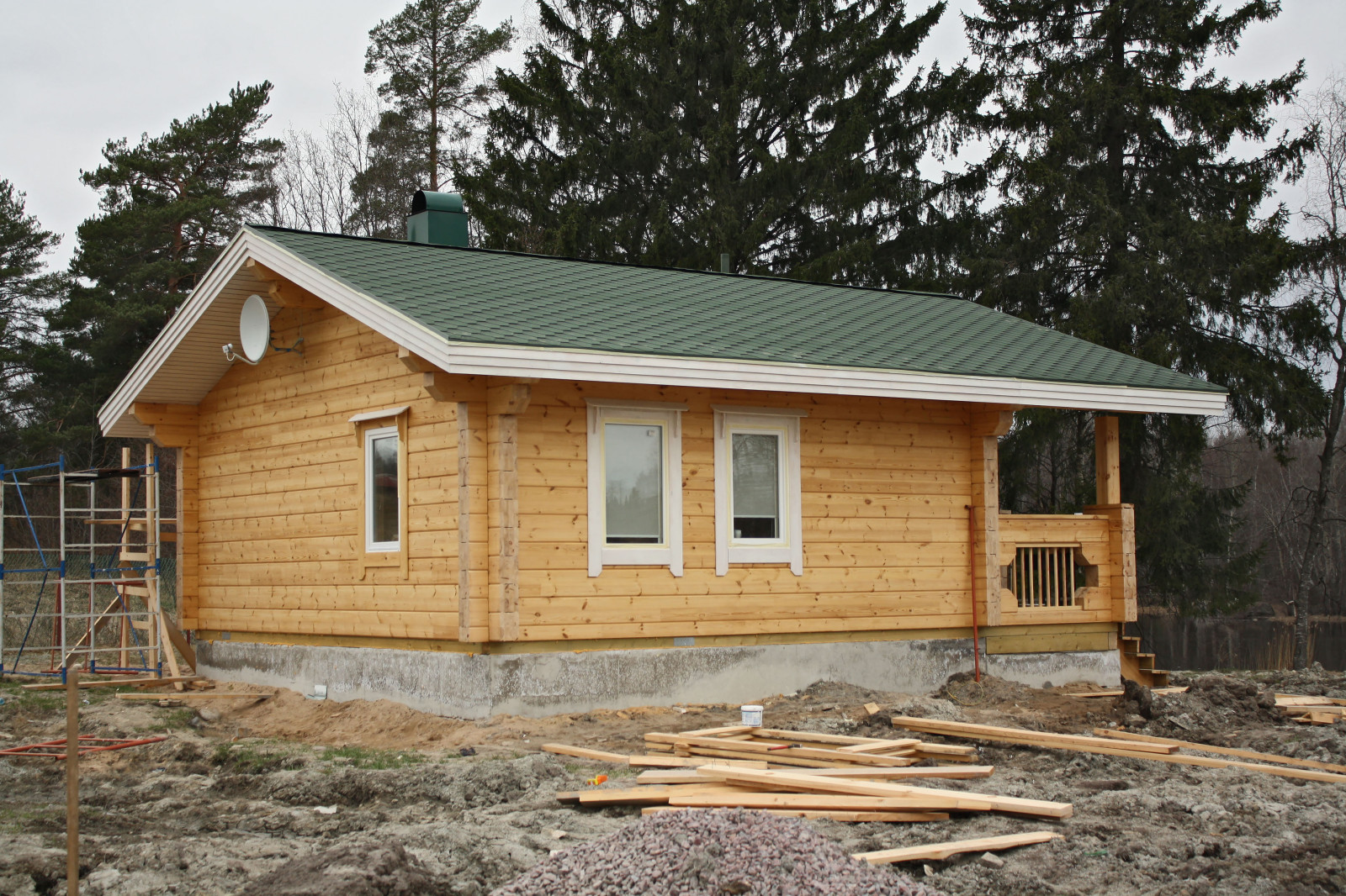 Баня на берегу Вуоксы