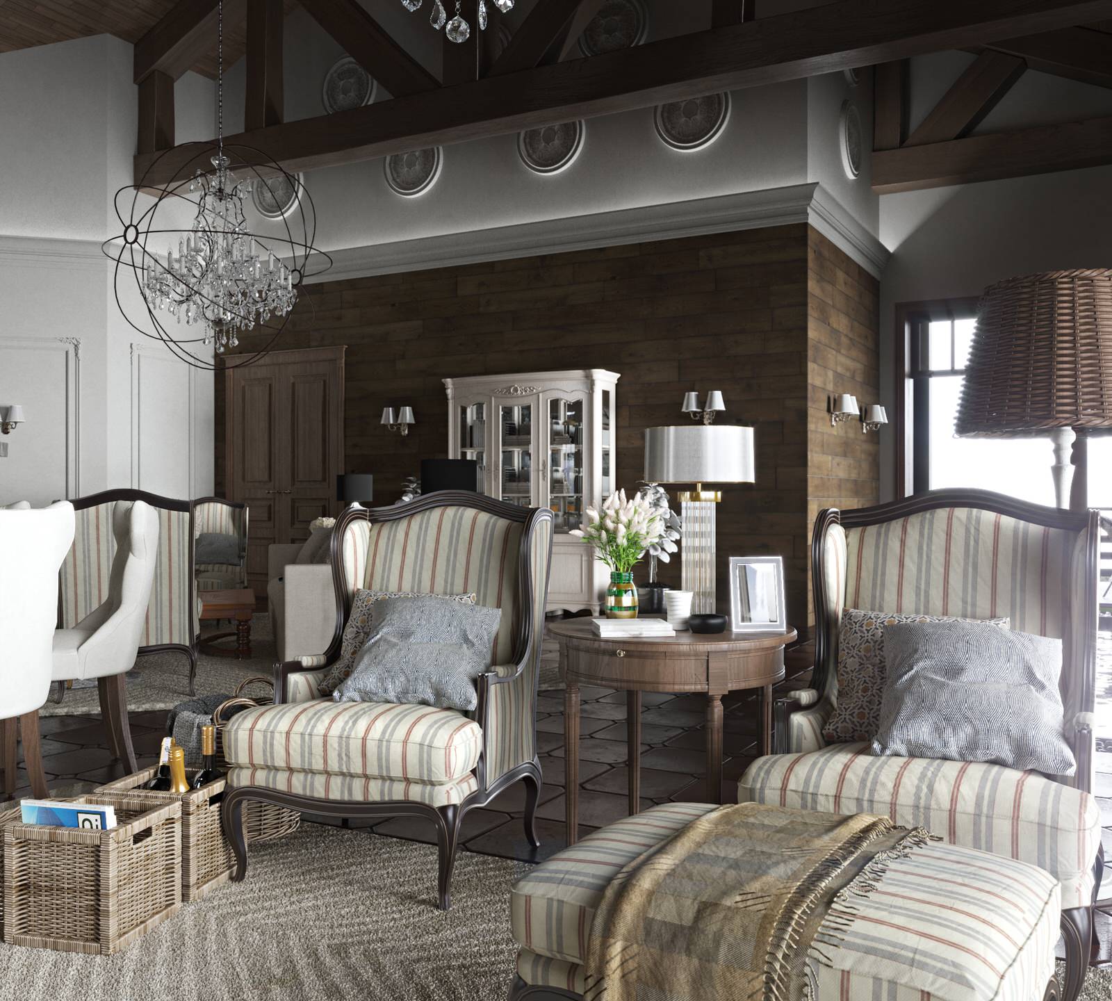 Проект интерьера загородного дома