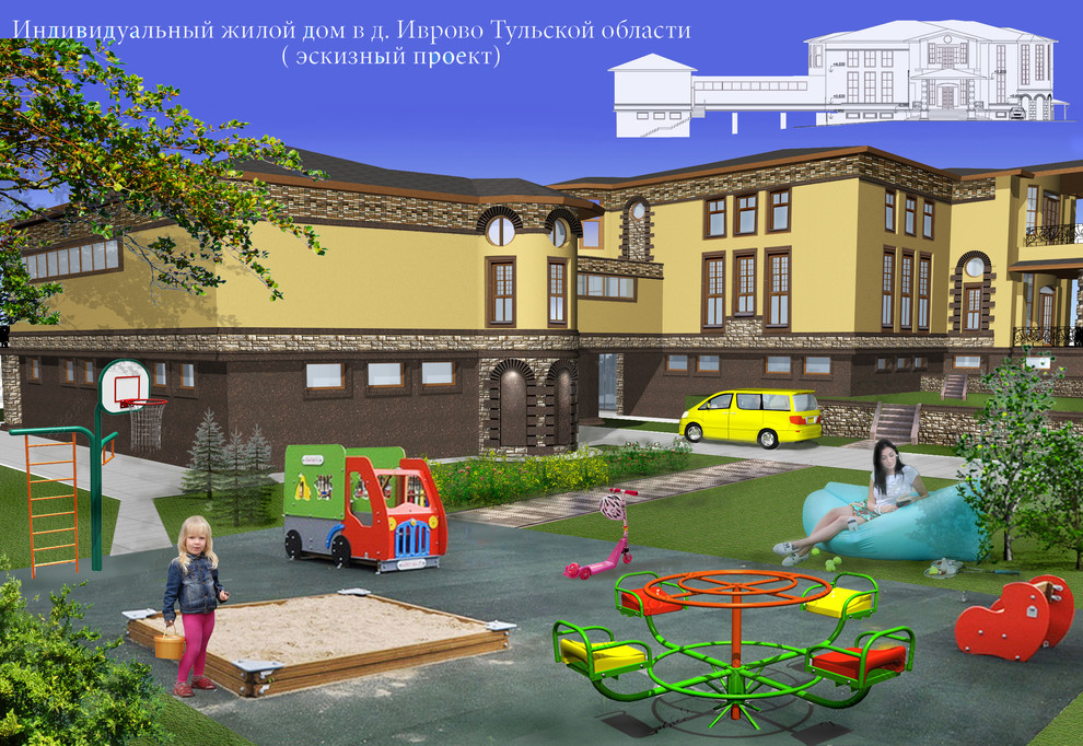 Индивидуальный жилой дом в д.Иврово Ленинского района Тульской области