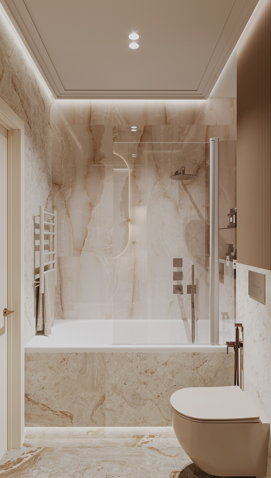 Интерьер 4-ёх комнатной квартиры_ "VANILLA LATTE"