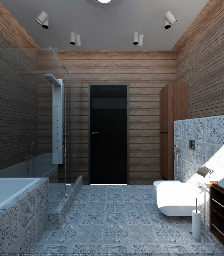 Интерьеры деревянного дома.