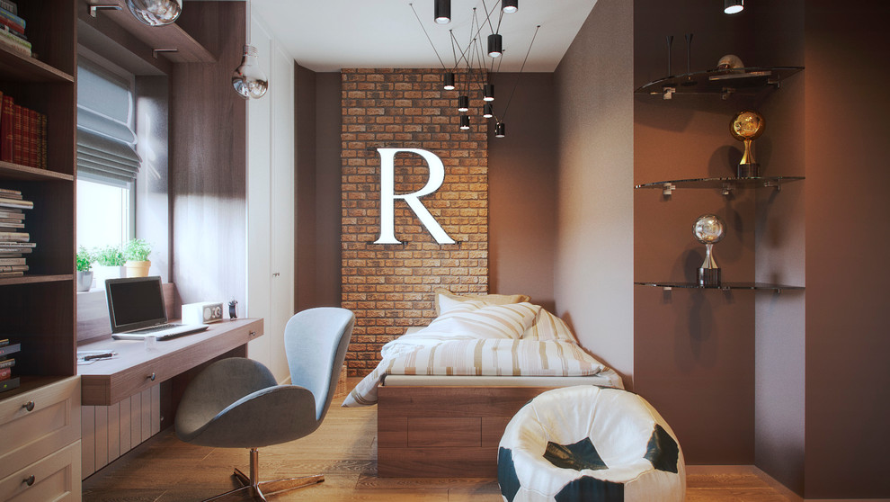 Современный интерьер с элементами лофт