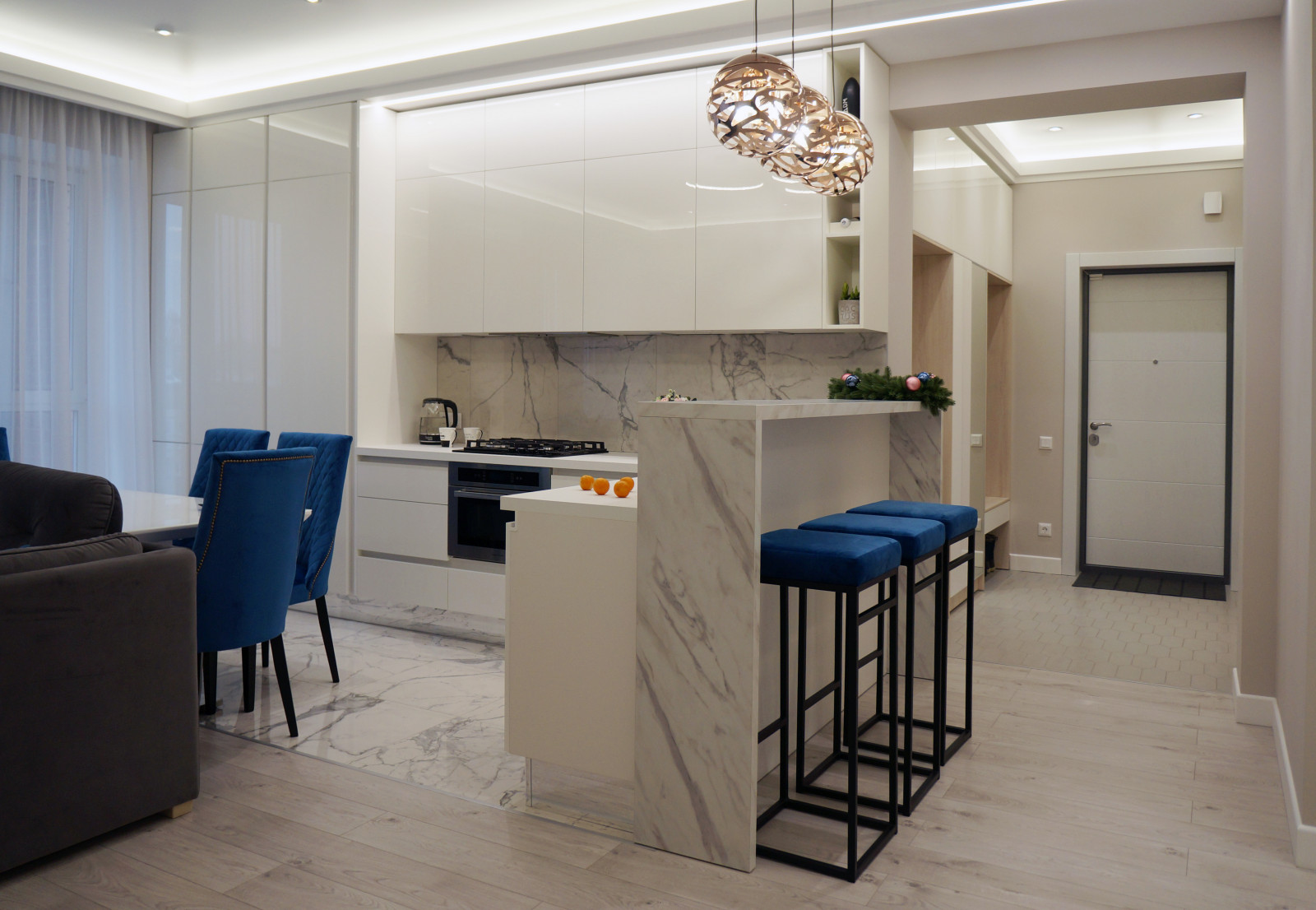 Реализация проекта *Гармония в серых оттенках*