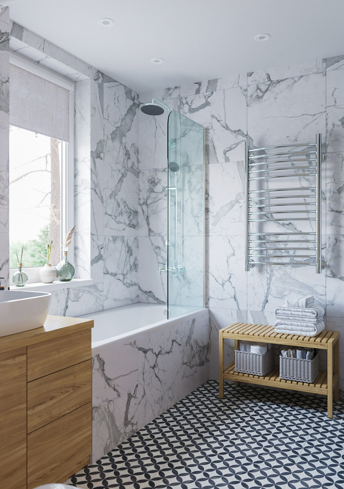 Мансардный этаж в сканди стиле