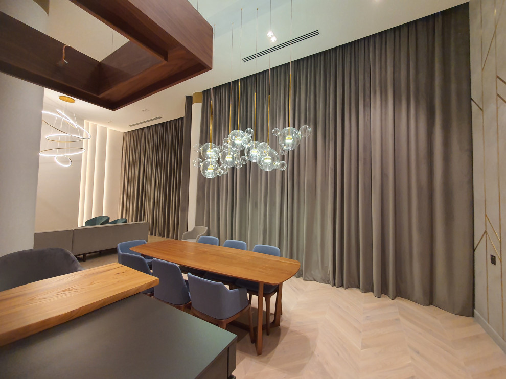 Обложка проекта: Электрокарнизы в ЖК Леонтьевский мыс