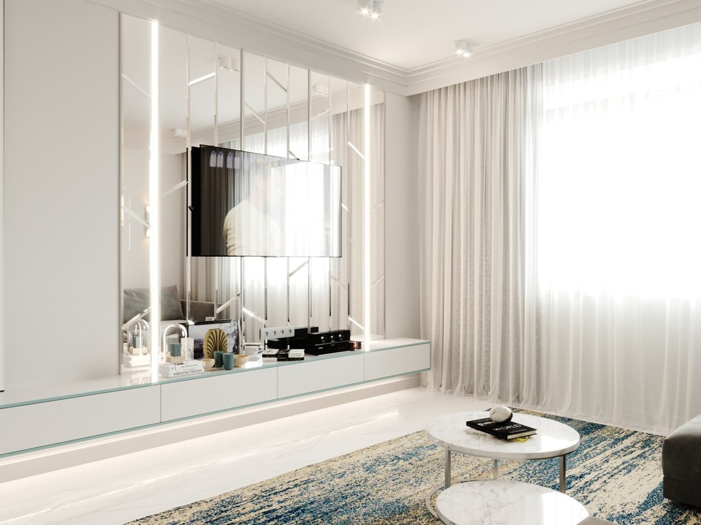 Дизайн-проект однокомнатной квартиры для молодой девушки . Казань .2018