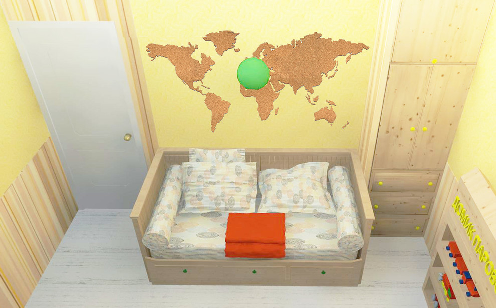 Детская для юного машиниста поезда.