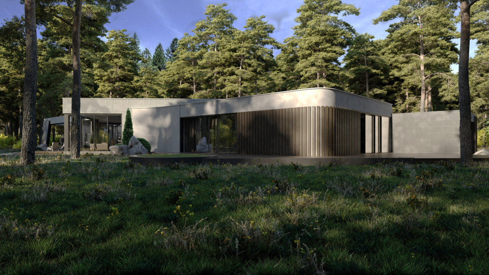 ВИЛЛА В ЛЕСУ В СТИЛЕ НЕО КОНСТРУКТИВИЗМА