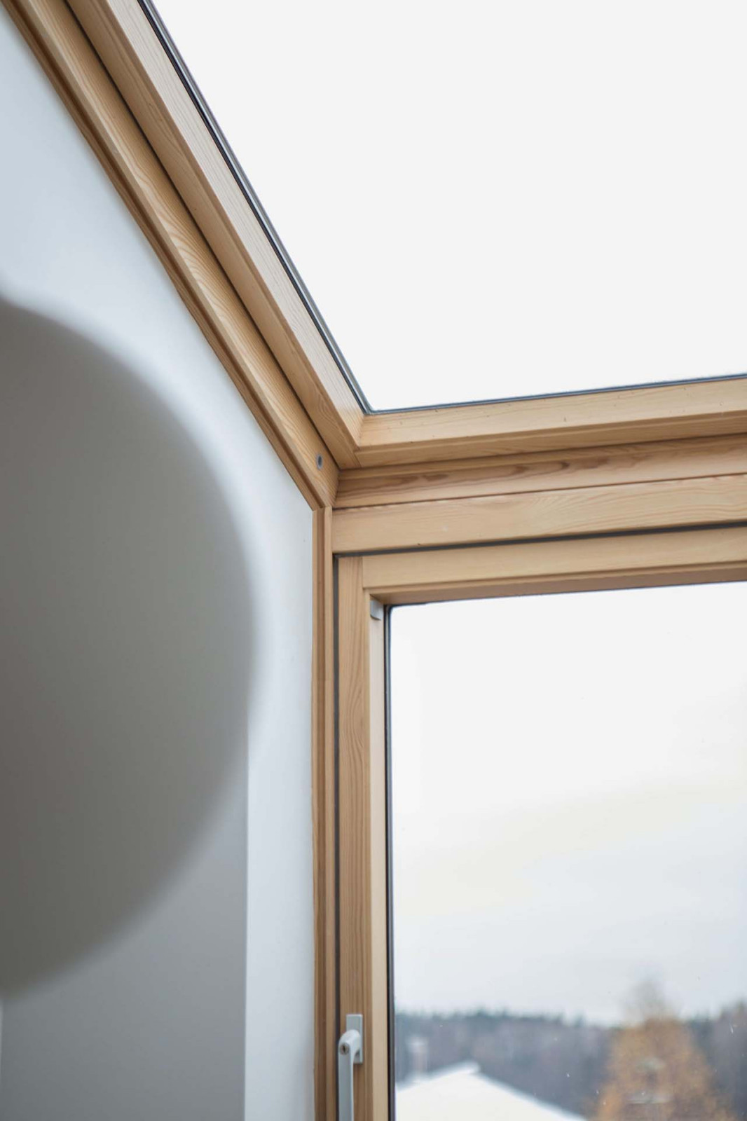 Вид через мансардное окно