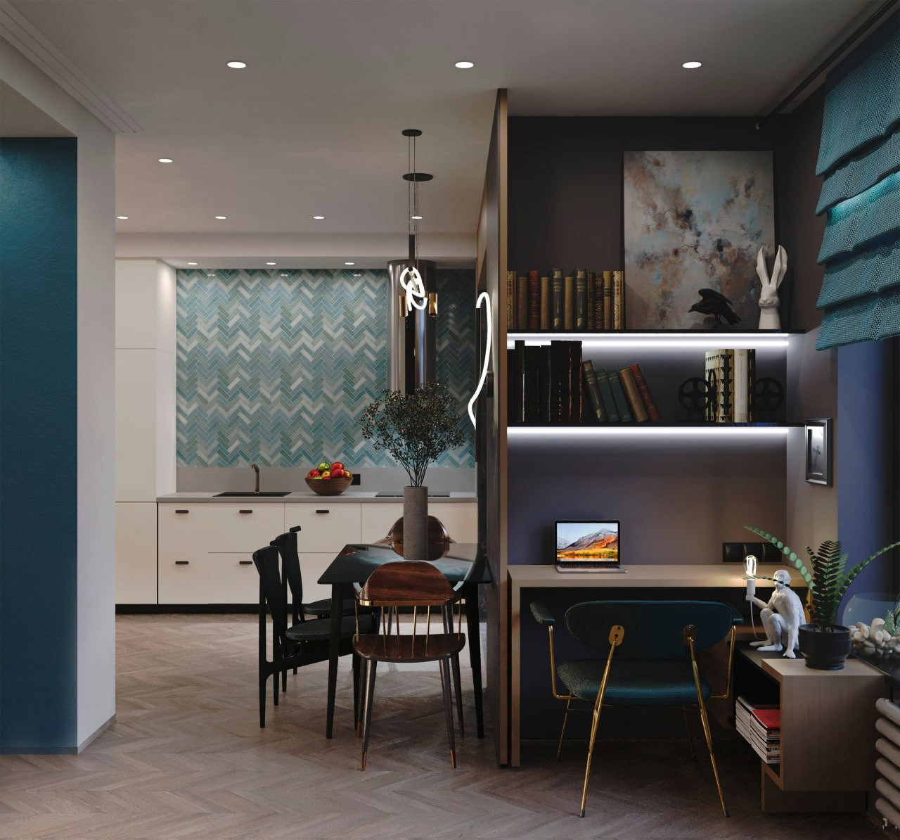 Стекло и свободное пространство.