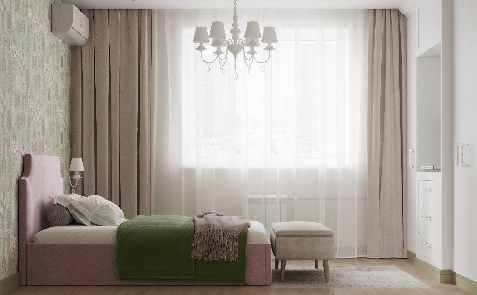 Обложка проекта: 43,7 м2 ЖК "Юг"