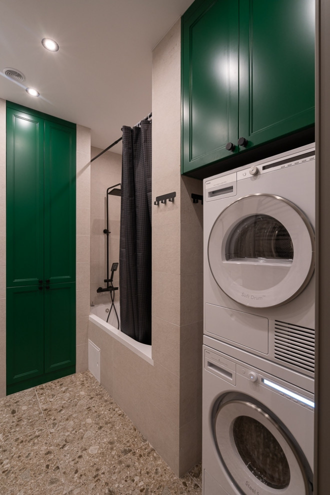 Небанальный лососевый в сочетании с серым