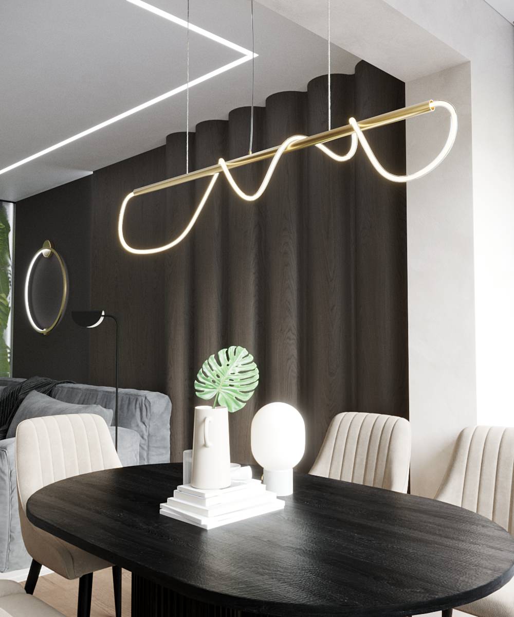 Обложка проекта: Дизайн кухни-гостиной с курительной комнатой