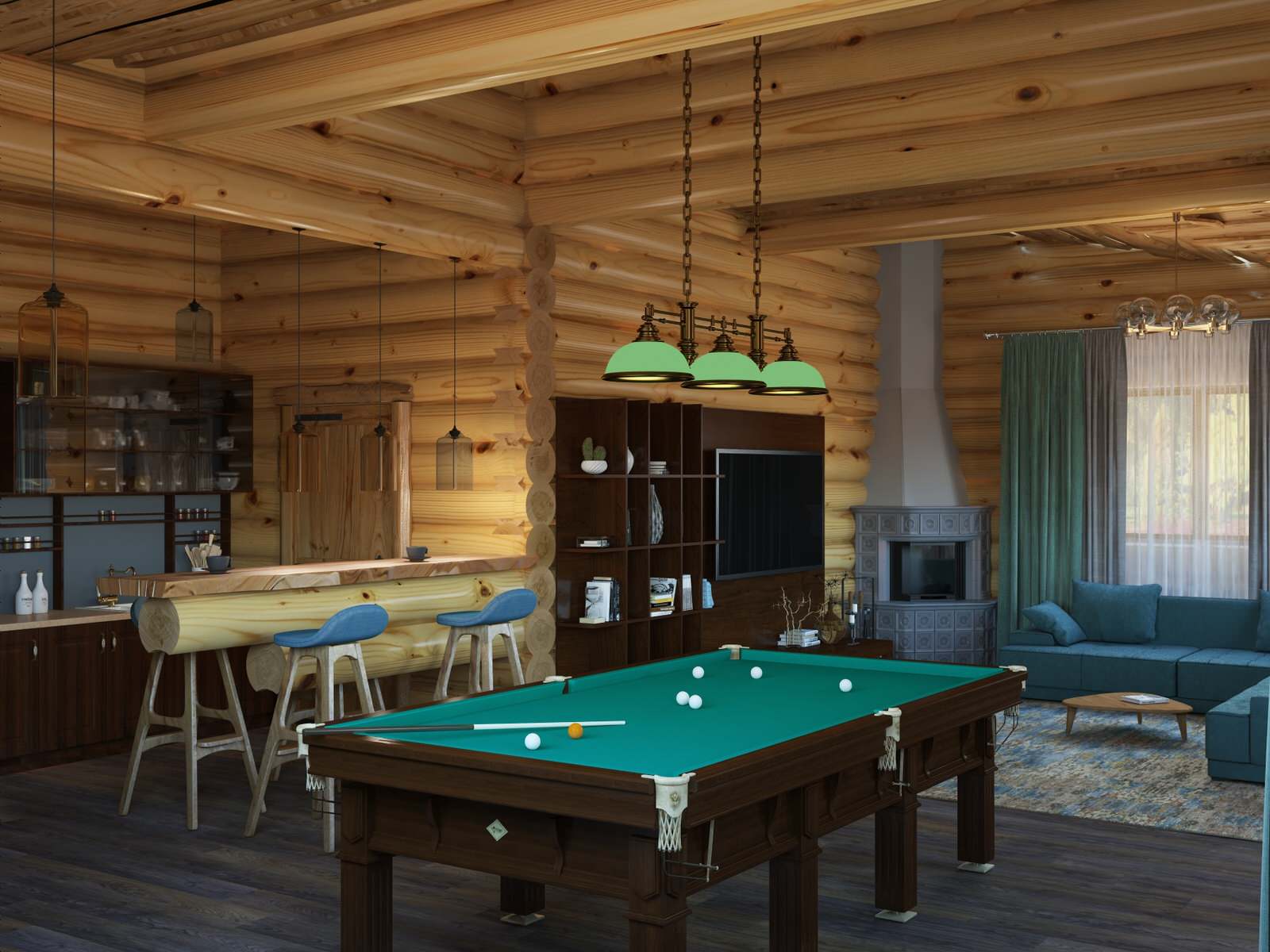 Деревянный дом на Новой Риге