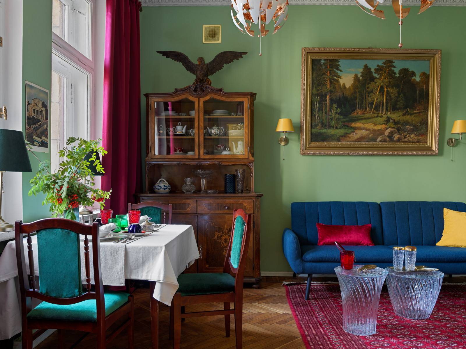 Интерьер в сталинской высотке (гостиница Украина)