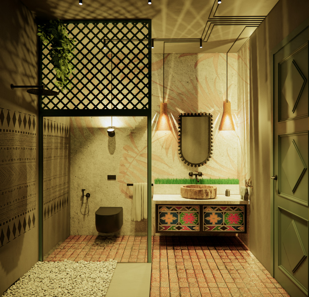 Обложка проекта: Брутализм. Гостевой санузел.