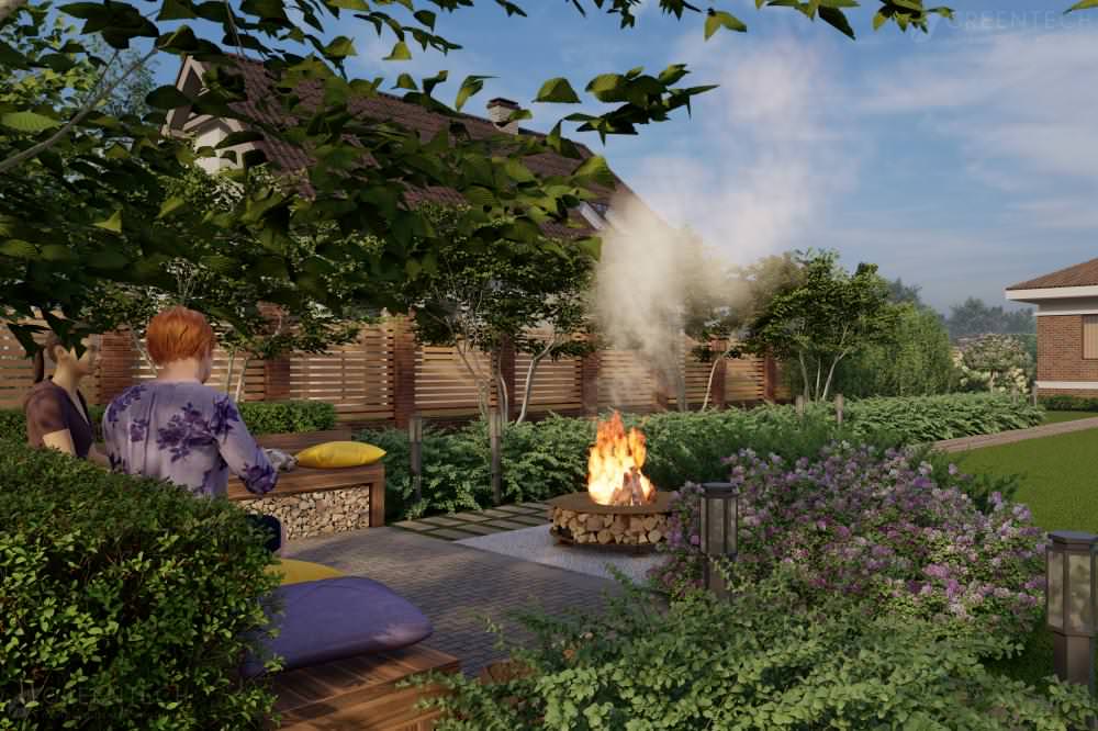 Проект сада в к.п. Николино Поле Кстовского района Нижегородской области.