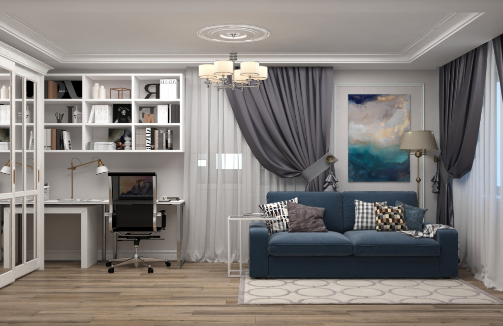 Дизайн проект гостиной в г. Жуковский