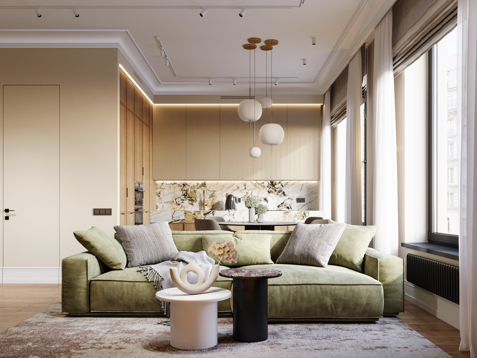 Квартира 67 кв.м. в ЖК "Серебряный фонтан" г. Москва