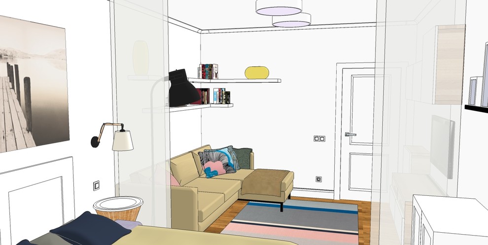 Скандинавский. 43кв.м (1к.кв)