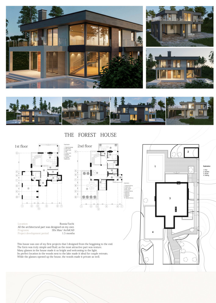 Обложка проекта: ДОМ в лесу / Forest HOUSE