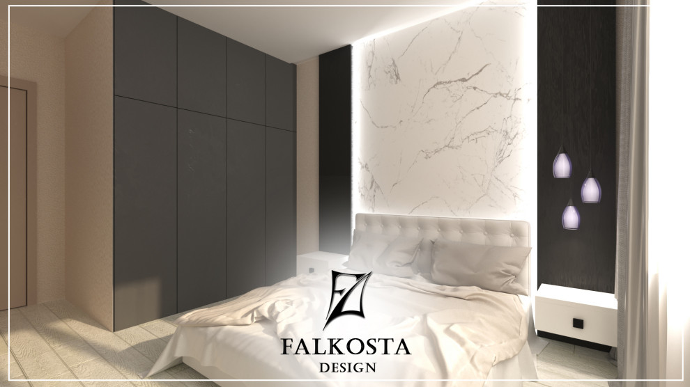 Дизайн интерьера в Нур-Султане. Стильная квартира от Falkosta