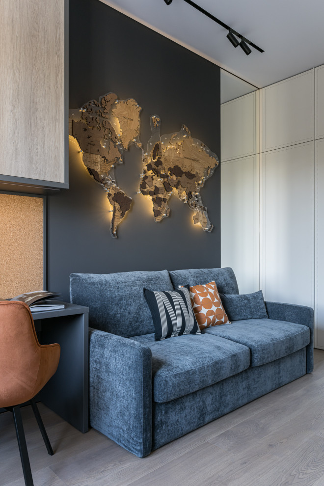 Квартира для активной семьи в минималистичном стиле