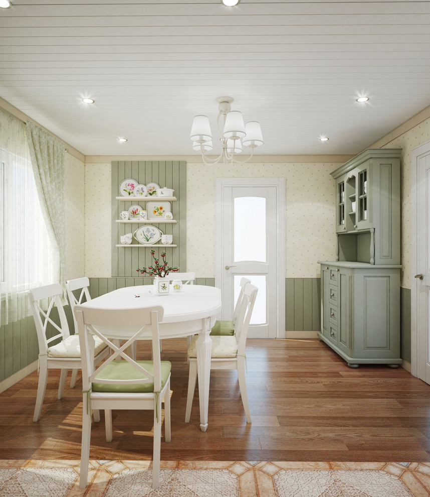 Обложка проекта: Кухня в стиле прованс в дачном доме