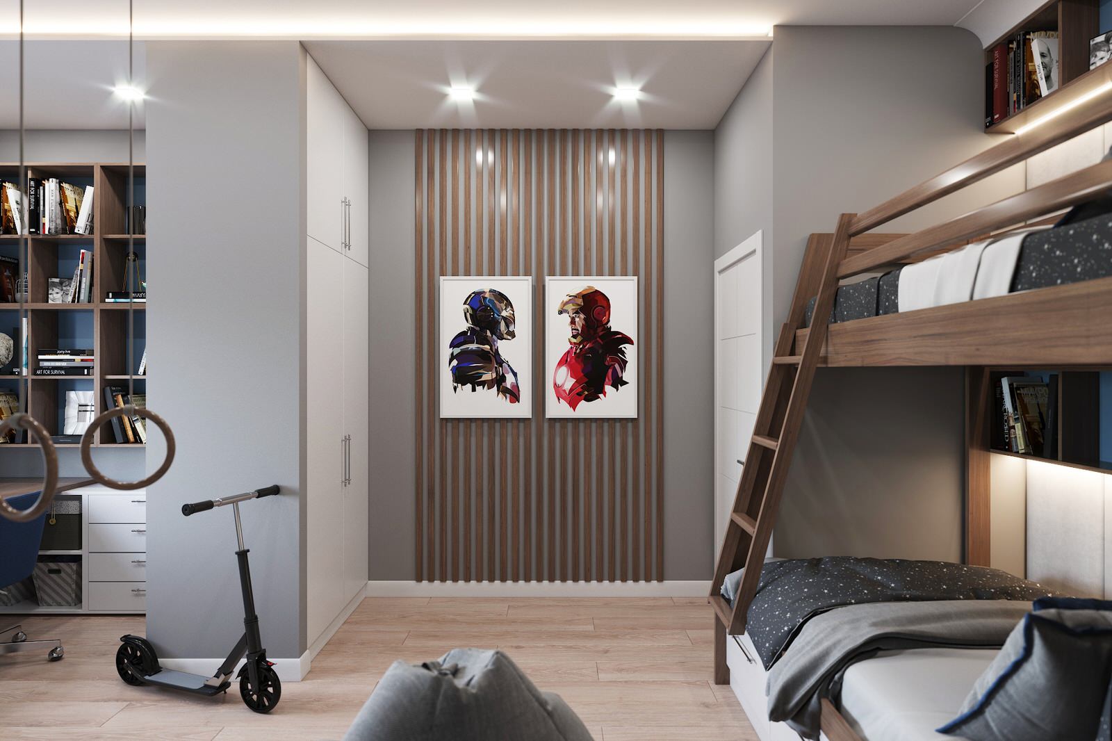 Проект детской комнаты в Архангельске 1