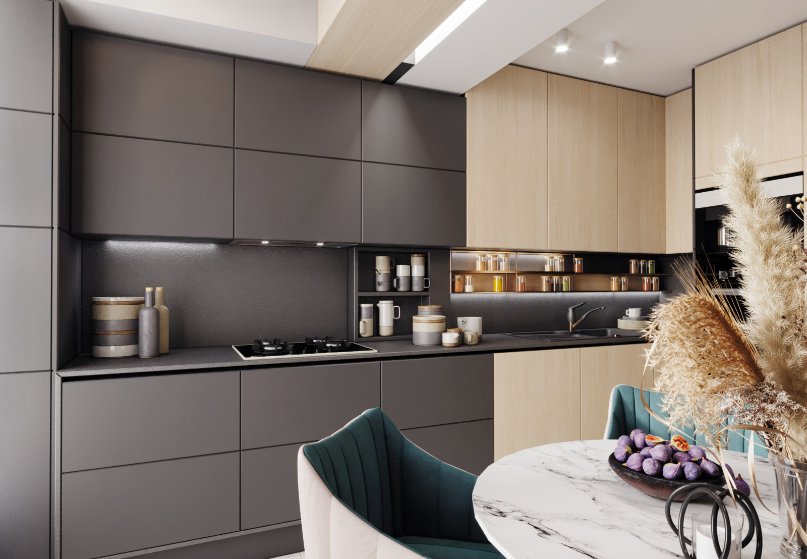 Небольшая квартира, в срвременном стиле