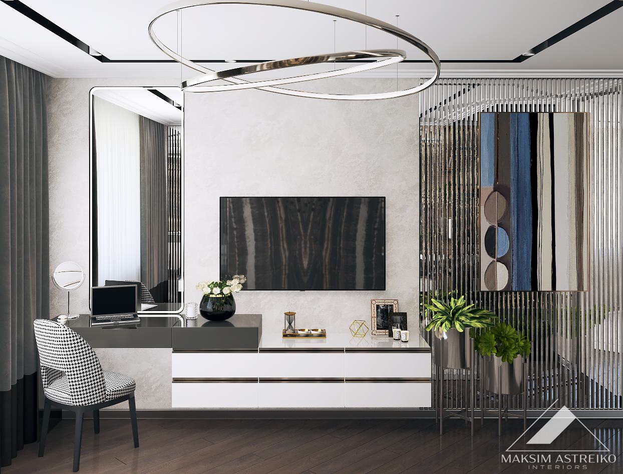 Современный интерьер с элементами арт деко