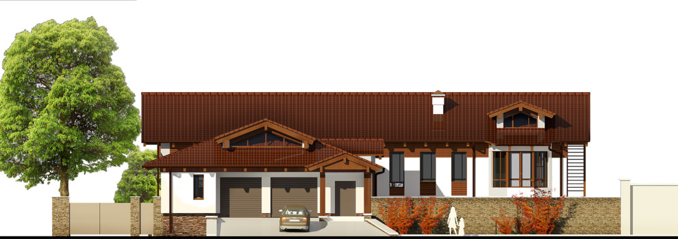 Загородный жилой дом в стиле Шале г. Березовский(1 линия озера Шарташ)