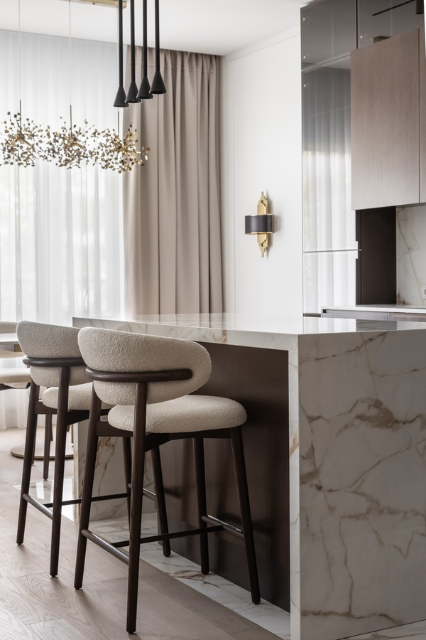 Квартира в современной классике (фото, ход реализации)