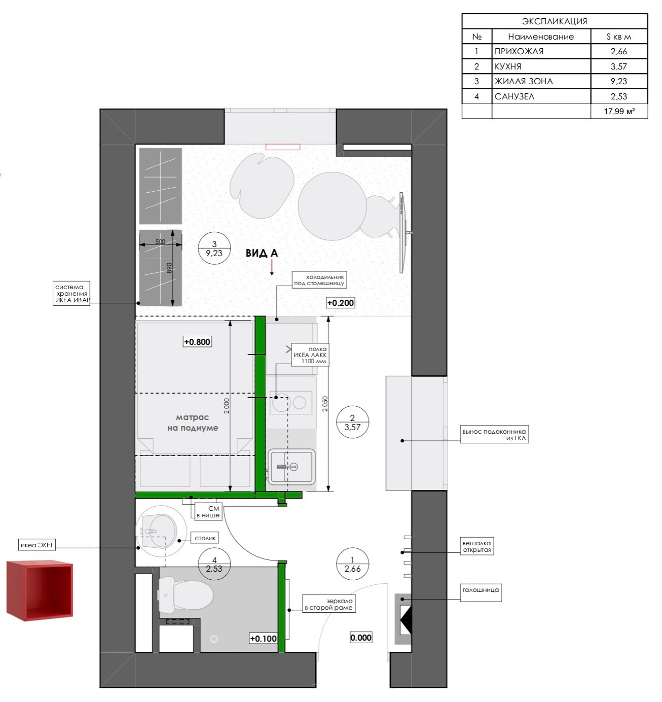 В гостях: Апартаменты 17 кв.м — подарок для дочери