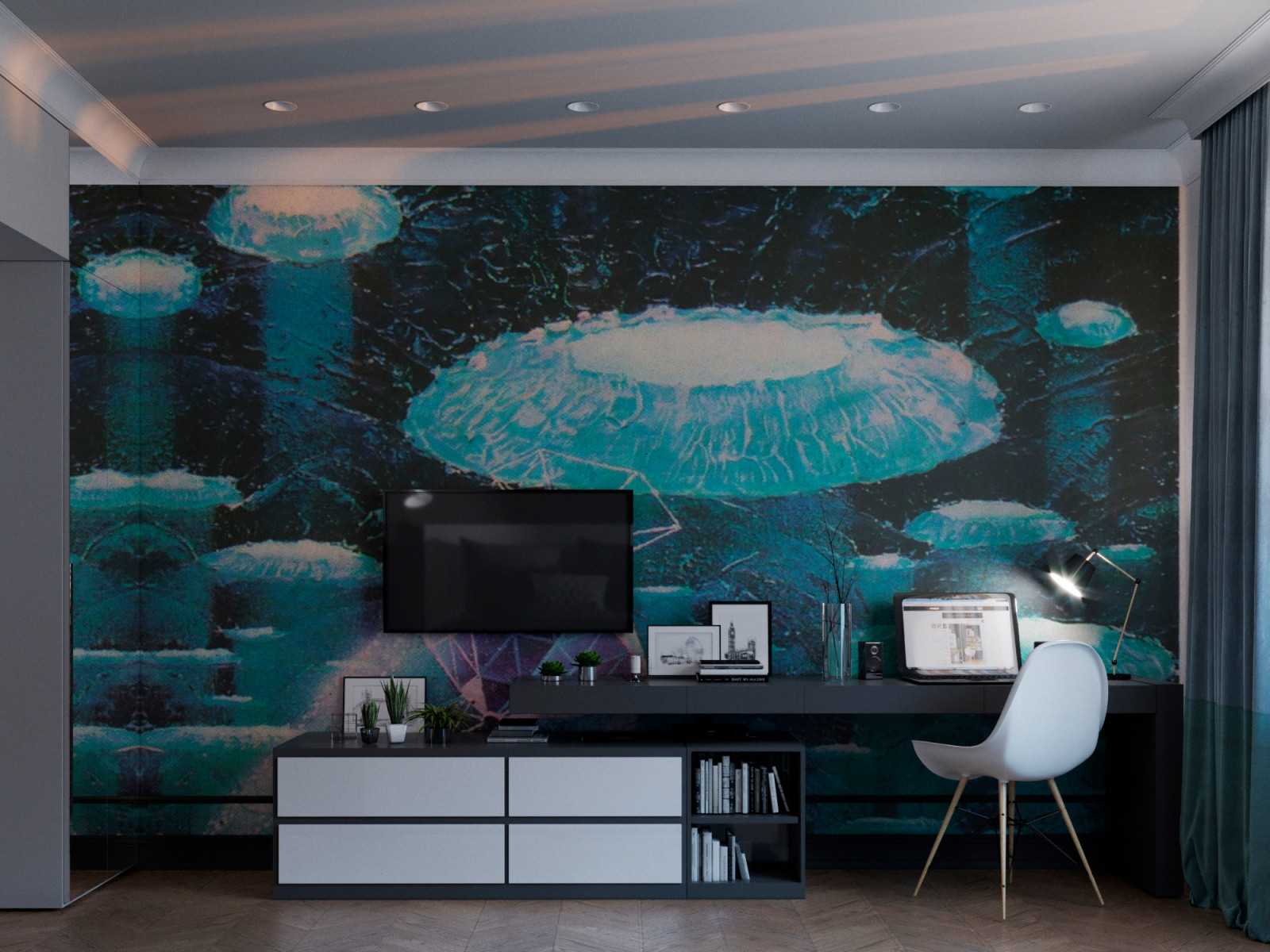 Дизайн-проект трехкомнатной квартиры в ЖК "Платинум"