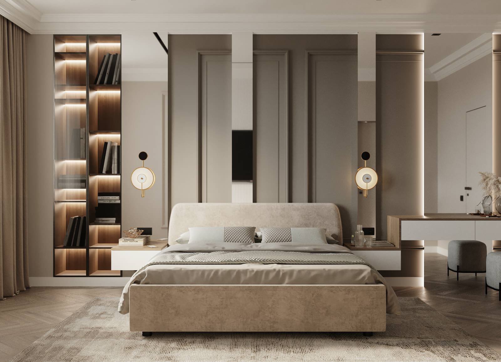 Дизайн спальни, ЖК Новоград