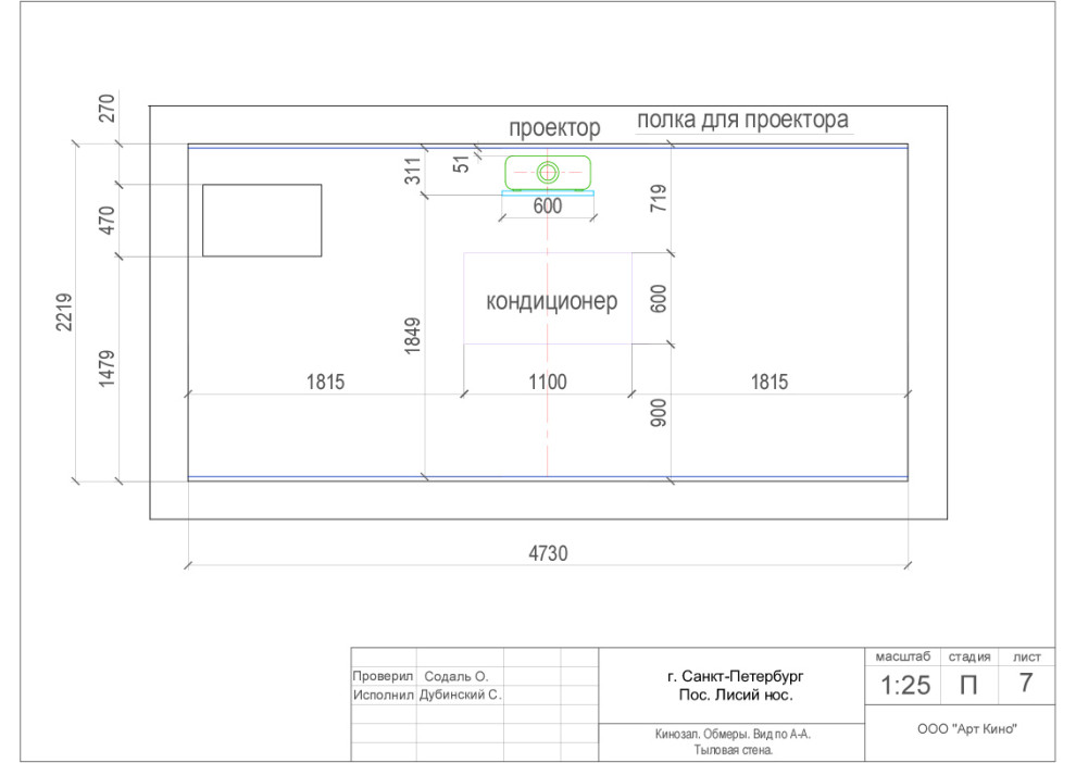 Кинозал в Лисьем Носу