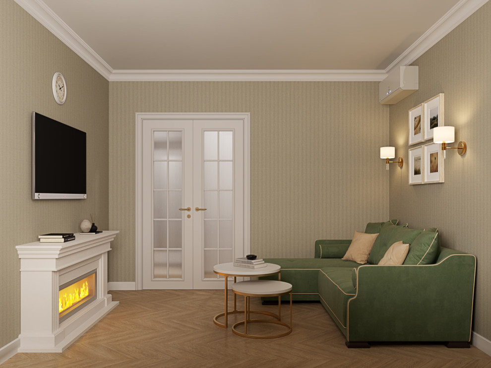 Квартира с камином. ЖК ""Лесная поляна"