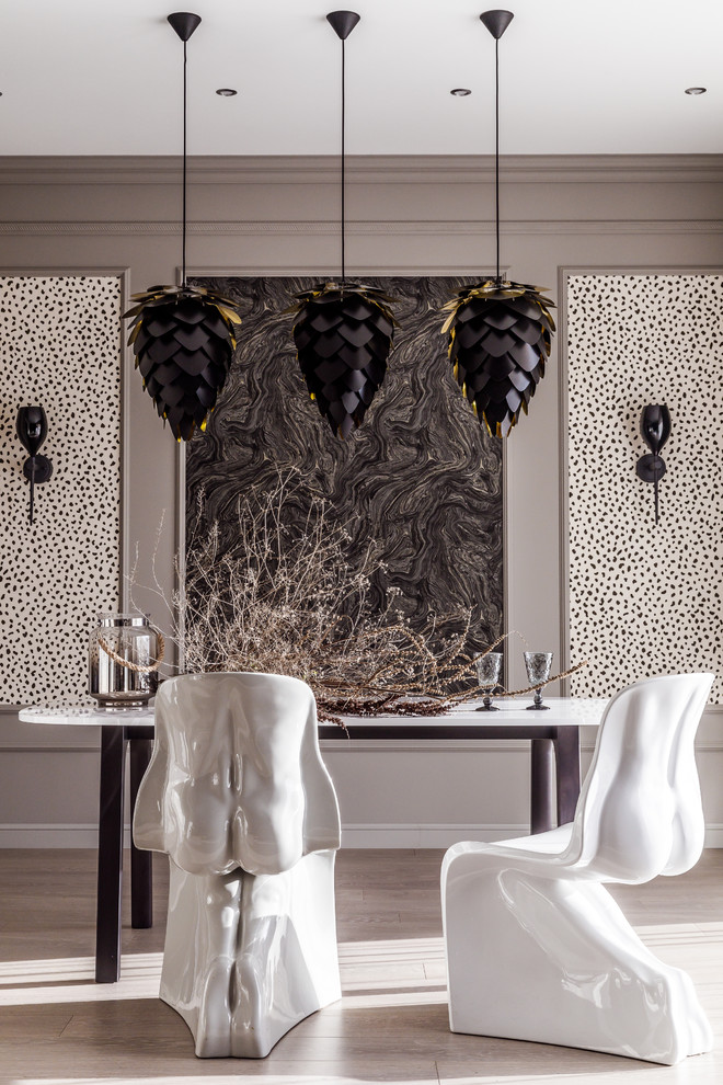 Интерьер таунхауса в монохромной гамме (г.Краснодар)