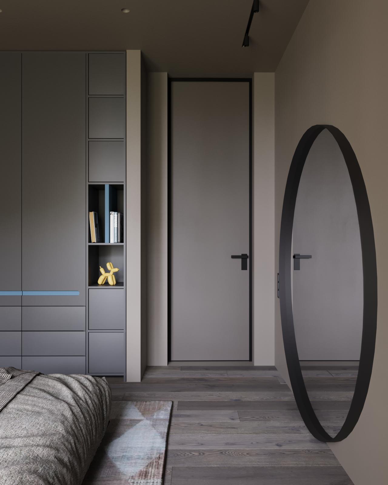 Проект двухкомнатной квартиры в Жк Петровская Доминанта, Современный стиль