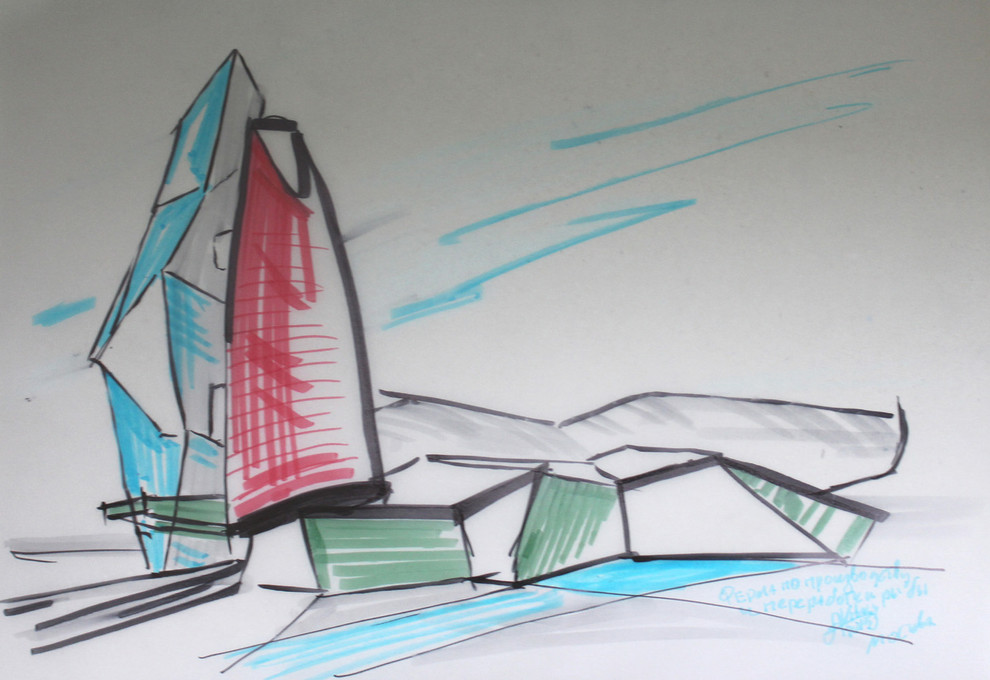 Размышление с карандашом - высотные здания