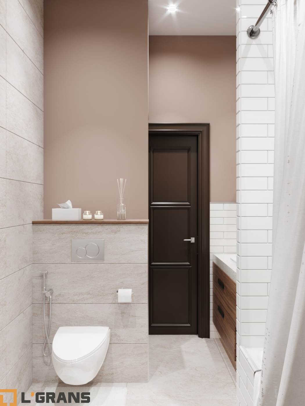 Дизайн проект интерьера квартиры в ЖК Гродеков