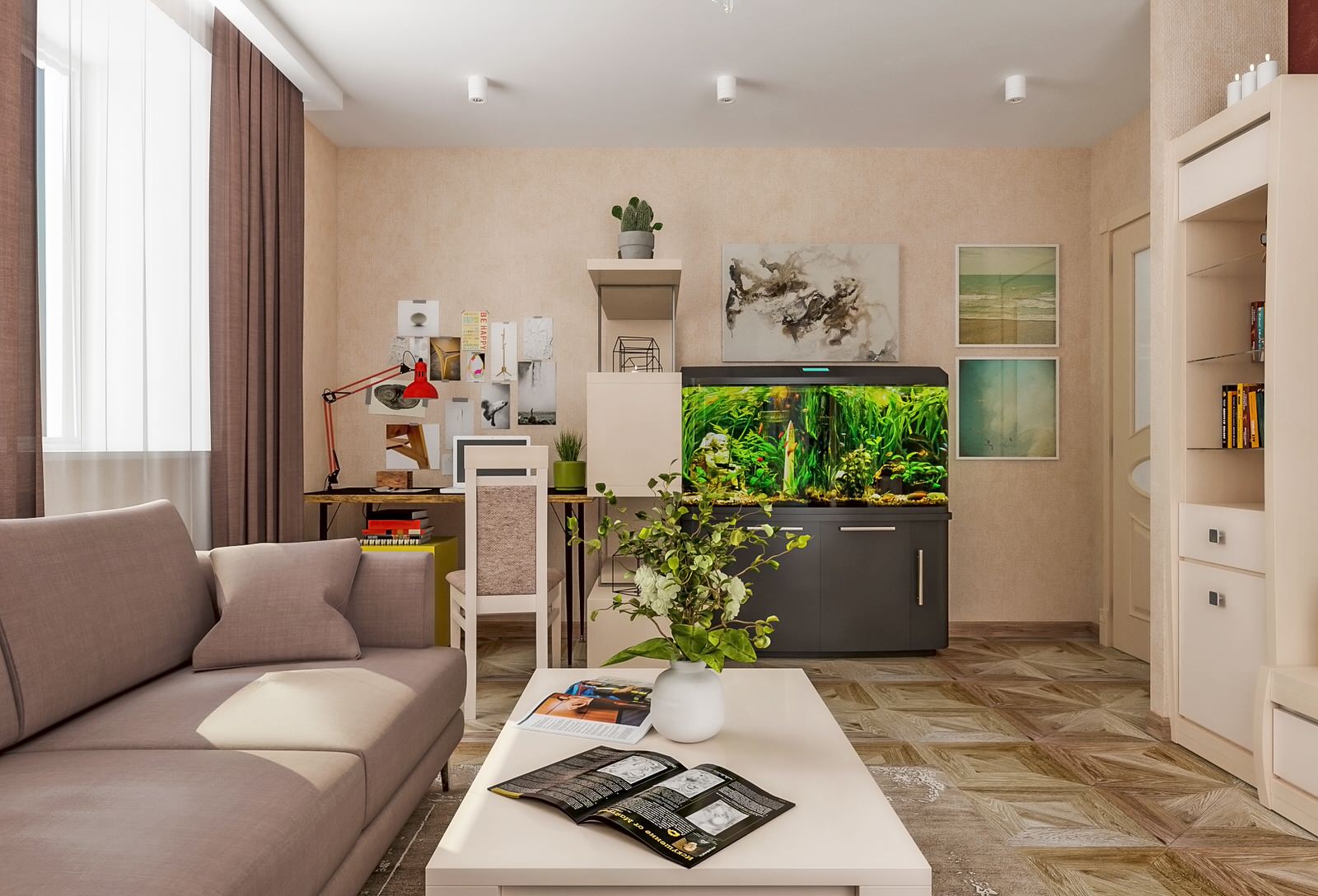 Дизайн-проект 2-х комнатной квартиры