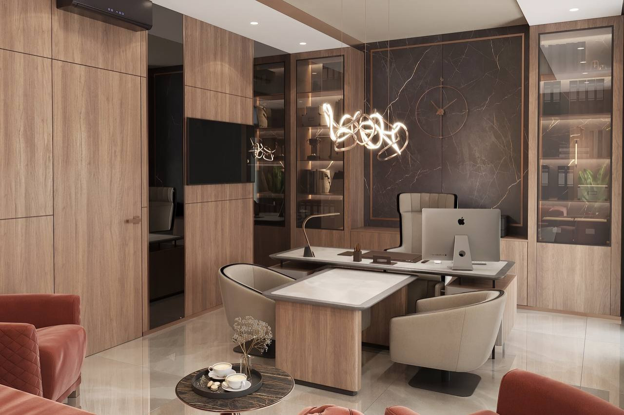 Искусство быть на высоте: кабинет и офис продаж в ЖК МОРЕНУАР, Новороссийск.