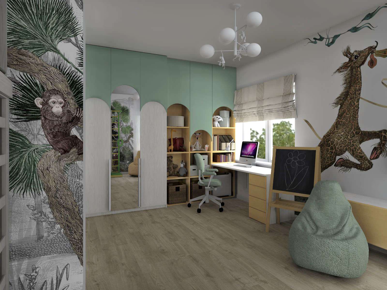 КП Лебединский, пос. Сокол, Жилые комнаты 62 м2 в загородном доме