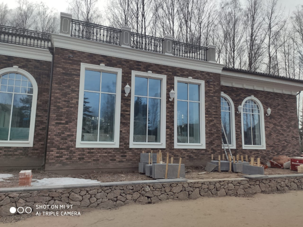 Дом в классическом стиле. Клинкерная плитка.