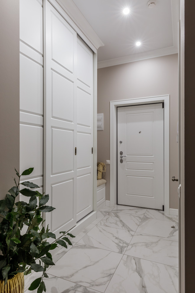 Квартира с синими акцентами