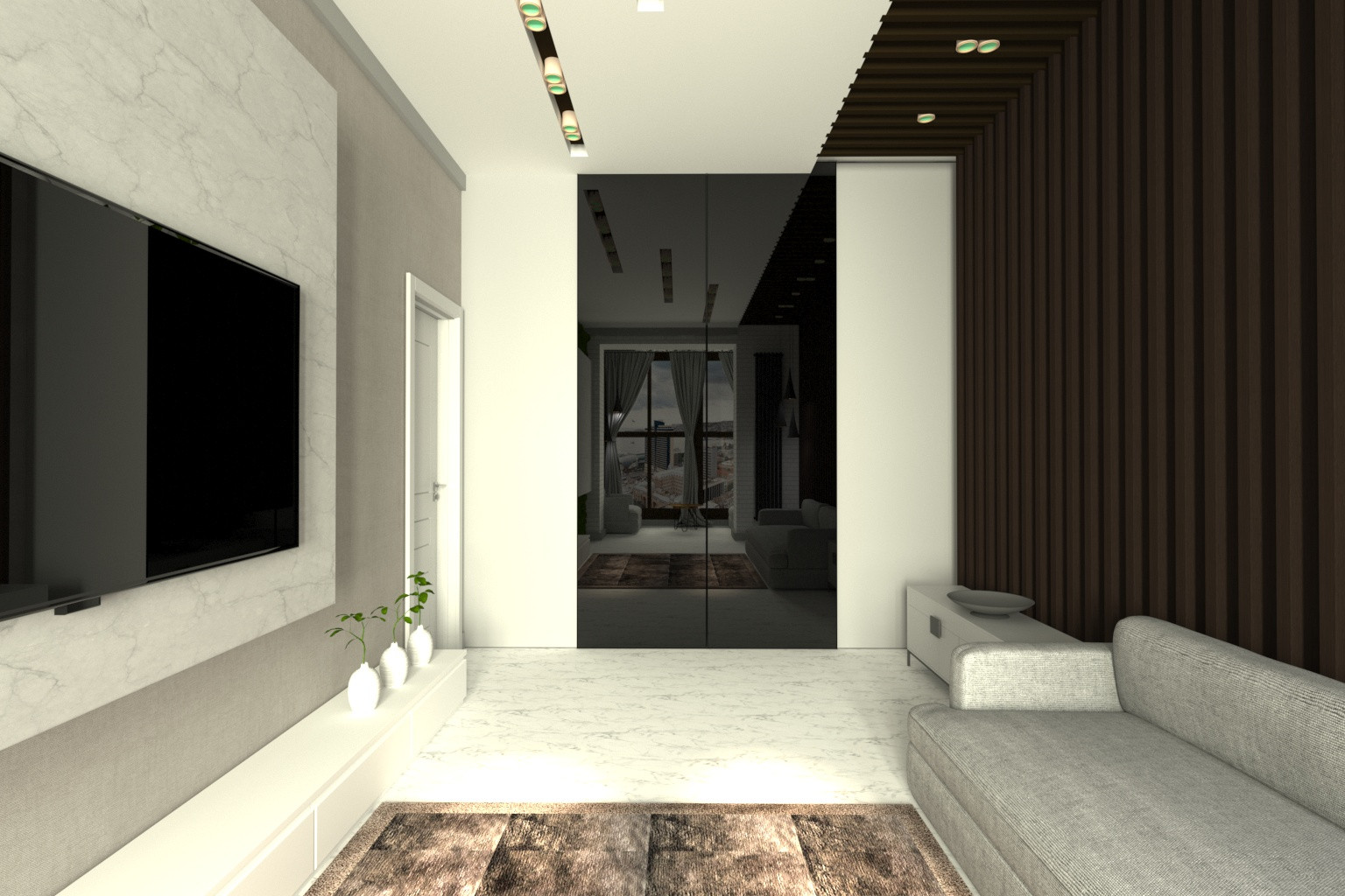 дизайн проект студии 40 квадратов