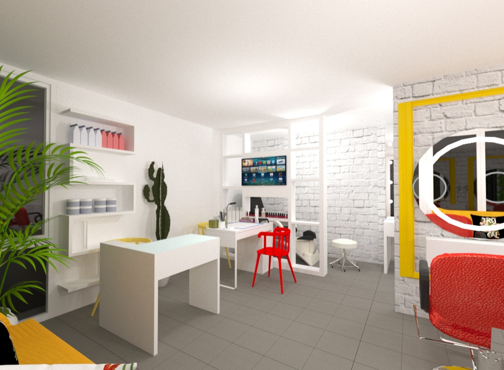 Дизайн парикмахерской 30 кв м